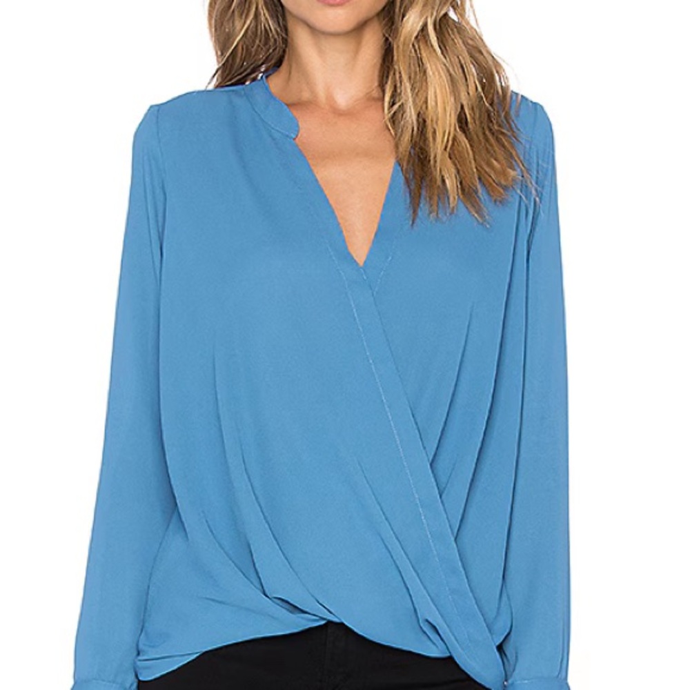 Revolve Surplice Long Sleeve Top